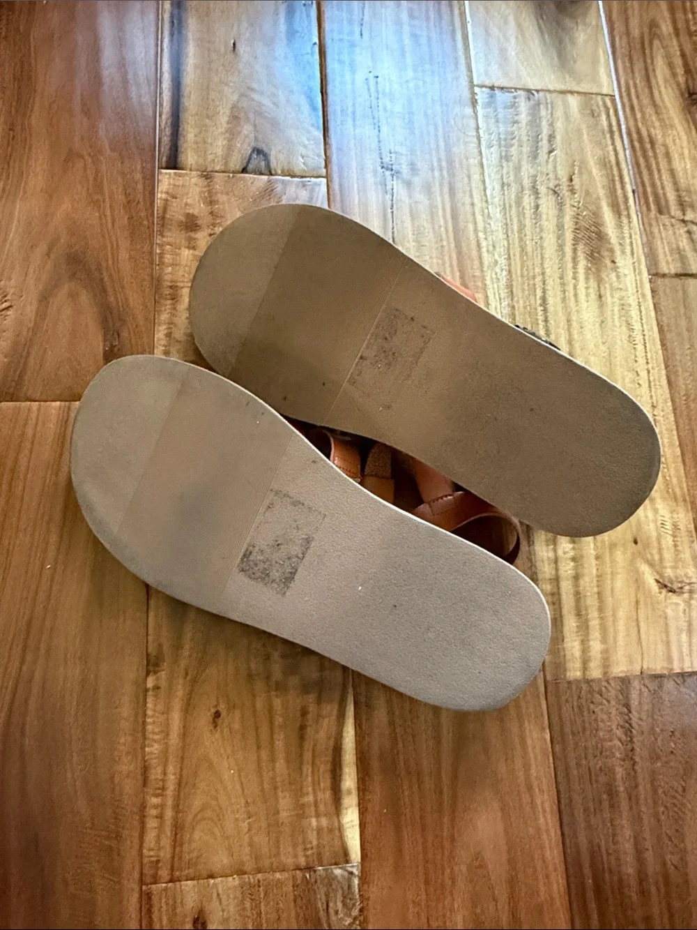 American Eagle Women’s Strappy Sandals in Tan - Comfortable Summer Footwear